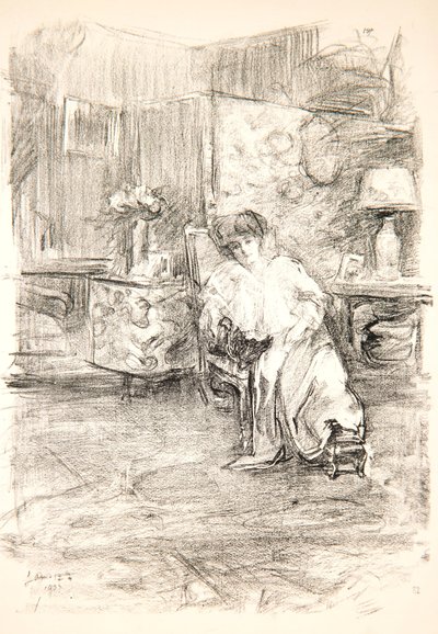 Interview, Ferby Lodge, 1905 von Albert de Belleroche